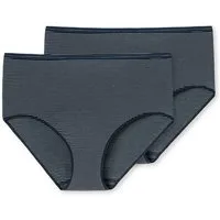 Schiesser Midislip Modal Essentials (2er Pack) Glanzgarn-Details, weicher Bund, Basic