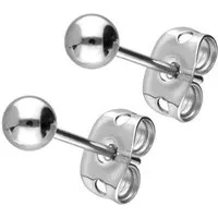 FILANGO Paar Ohrstecker Titan Ohrstecker KUGEL (Ohrstecker, 1-tlg)