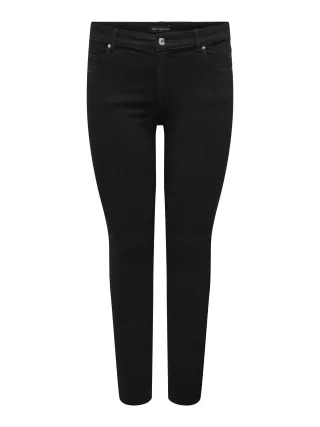 ONLY CARMAKOMA - CARWILLY REG SK JEANS DNM PIM2343 NOOS Black Denim - Gr. - 54/32