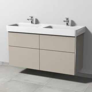 Sanipa 3way Waschtischunterbau zu Laufen Pro S Waschtisch mit 4 Auszügen, Kaschmir-Matt BP7871U