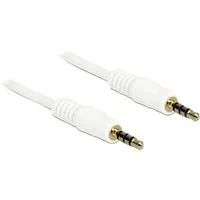 Audiokabel Klinke 3,5mm 4Pin > 3,5mm Stecker 4Pin weiß, 5 Meter