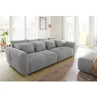 Jockenhöfer Gruppe Big-Sofa Gulliver, B: 298 cm, mit Zierkissen, Federkernpolsterung für angenehmen Sitzkomfort