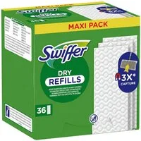 Swiffer DRY REFILLS Reinigungstücher (Nachfüllpack Trockene Bodentücher, 36 Stück)