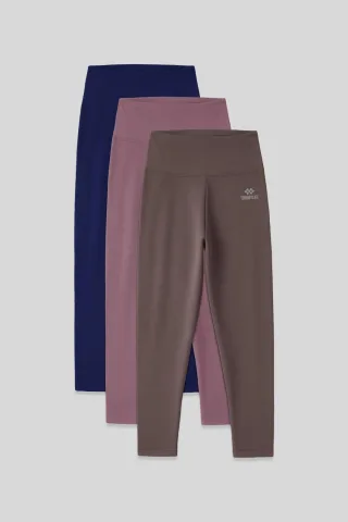 Hochtaillierte Capri-Sportleggings