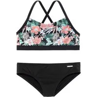 Chiemsee Bustier-Bikini im tropischen Print