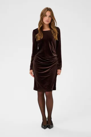 Kleid Kelly Kleid Slim fit dark brown