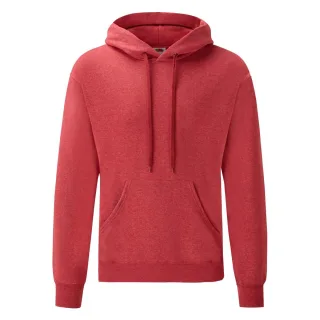 Fruit of the Loom - "Classic" Kapuzenpullover für Herren (Heide Rot)