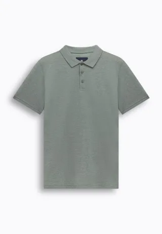 State of Art - Poloshirt aus merzerisierter Baumwolle grün - Gr. - XL