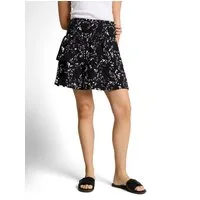 TOM TAILOR Denim Minirock Sommerrock mit floralem Allover-Print