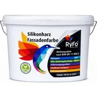 RyFo Colors Fassadenfarbe RyFo Colors Silikonharz Fassadenfarbe, Wasserabweisend, diffusionsfähig, schützt vor Schmutz, UV-beständig