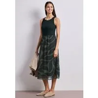 STREET ONE Midikleid mit Rundhalsausschnitt