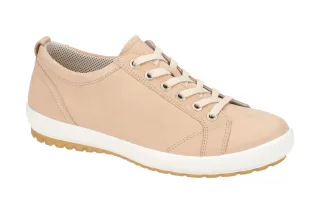 Legero 00823 Beige TANARO 4.0 Damen Schn?r-Halbschuhe Echtleder Nubuk flexibel
