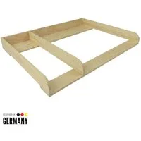Puckdaddy GmbH Wickelaufsatz Pelle (108x10x80cm) für IKEA Hemnes Kommoden, Wickelaufsatz für IKEA Hemnes Kommode