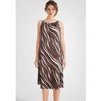 PEKIVESSA Jerseykleid Trägerkleid gemustert ärmellos Sommerkleid aus dehnbarem Jersey