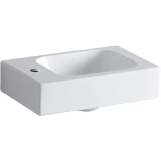 Geberit Handwaschbecken iCon, Hahnloch links, B: 380, T: 280 mm, 124836000, weiss 124836000