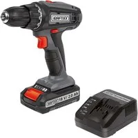 KRAFTIXX® Akku-Bohrschrauber KX-AS 18 Li Kit, 18 V, max. 1500 U/min, (Set, 3-tlg), inkl. 2,0 Ah Akku, kompatibel mit Einhell Power X-Change Akkusystem