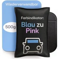 Praknu Luftentfeuchter Luftentfeuchter Auto – Wiederverwendbarer Feuchtigkeitskissen, Mit Sättigungsanzeiger & Anti-Rutsch Pad – Auto Zubehör Innenraum