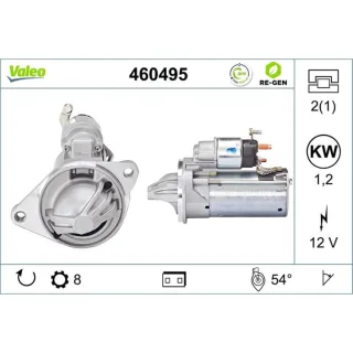 Valeo Anlasser 1,2 kW Ford B-Max C-Max 2 Ecosport Fiesta 6 Focus 3 1.0