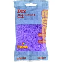 Hama Bügelperlen Hama Bügelperlen – Transparent-Flieder, Midi 5 mm (1000 Stk)