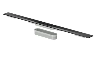 ACO ShowerDrain S+, Duschrinnenprofil Stripes - Black 80 cm, 9010.51.41 9010.51.41