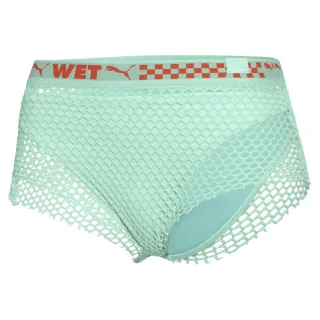 Puma x Rihanna Fenty Damen Bikinislip mit Mesh-Besatz in Grün