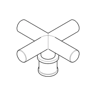 Dornbracht Griff komplett TARA.-892 04208901100-06 platin matt