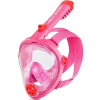 Aqua Speed Schnorchel Kinder 180° Panorama Full Face Schnorchelmaske + Mikrofaser Handtuch (Maske für Kinder, Full Face, Kinderschnorchel, Wassersport-Ausrüstung), Für Kindergrößen entwickelt – Passt perfekt auf kleinere Gesichter