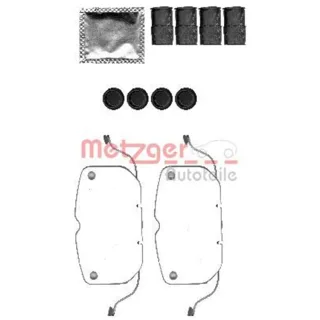 Metzger Zubeh?r f?r Bremsbel?ge vorne BMW X5 E70 X6 E71