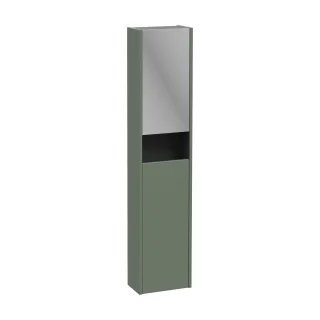 VitrA New Integra Square Hochschrank Compact mit 2 Türen inklusive Spiegel und Ablage 30 Matt,80350 80350