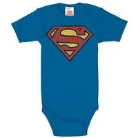 LOGOSHIRT Body mit Superman Logo-Frontdruck