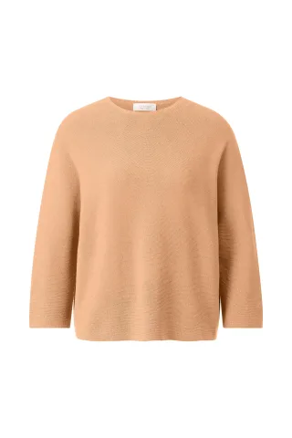 Rich & Royal - Crew-Neck Seamless soft papaya - Gr. - L