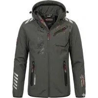 Geographical Norway Softshelljacke Herren Herbst Winter Jacke Softshell Outdoor Übergangsjacke (Packung, 1-St) Mit Kaputze S Bis 7XL