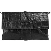 Cluty Abendtasche, echt Leder, Made in Italy