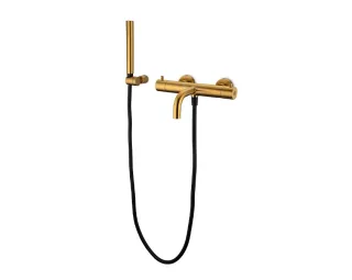 JEE-O slimline Wand-Wannenarmatur mit Thermostat, mattgold, 800-3305 800-3305