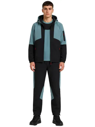 Kruze | Herren Gewebtes 3-Teiliges Set - Jacke/T-Shirt/Hose