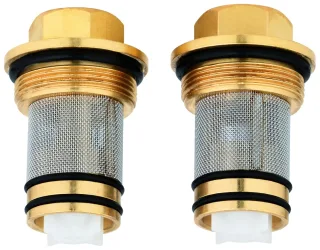 Grohe Rückflussverhinderer Thermostat 14116 DN15 chrom 2 Stück, 1411600M 1411600M
