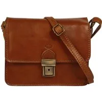 Piké Umhängetasche, echt Leder, Made in Italy