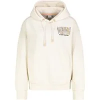 SUBLEVEL Hoodie mit Schriftzug und Liebesmotiv für Damen Baumwolle Normal Fit Kapuze bedruckt wärmend Ohne Verschluss