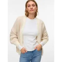 Vero Moda Strickjacke VMLOVELY LS OPEN CARDIGAN mit Wolle und Stretch