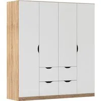 rauch Kleiderschrank Freising geräumiger Schrank Garderobe Schlafzimmerschrank (in 2 Breiten erhältlich TOP ANGEBOT) mit Griffmulden und Schubkästen OTTO´s Chois TOP PRODUKT