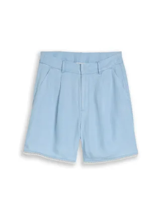TOM TAILOR Denim - Shorts aus Lyocell blau - Gr. - XS