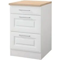KOCHSTATION Unterschrank KS-Stockholm hochwertige MDF-Fronten