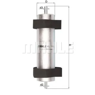 Mahle Kraftstofffilter Audi Q5 Porsche Macan