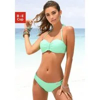 Buffalo Bügel-Bandeau-Bikini trendiger Look, mit abnehmbaren Trägern, mit geflochtenen Details