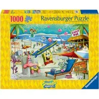 Ravensburger Puzzle SpongeBob Schwammkopf: Beach Fun at the Goo Lagoon, 1000 Puzzleteile, Made in Germany