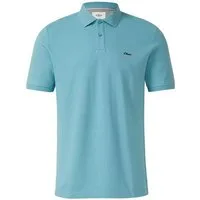 s.Oliver Poloshirt Basic (1-tlg) Piqué, Kragen, Knöpfe, Logo-Stickeri
