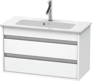 Duravit Ketho Waschtischunterbau wandhängend Weiß Matt 800x385x480 mm - KT645301818 KT645301818
