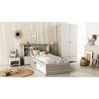 Demeyere GROUP Einzelbett Life, ideal für kleine Räume, platzsparend, viel Stauraum