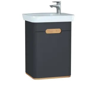 Vitra Sento Set 50 cm, 1 Tür, Türanschlag rechts, Anthrazit Matt, 60801 60801