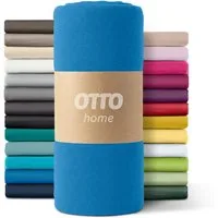 OTTO home Spannbettlaken PAPRIKA, Microfaser-Jersey, Gummizug: rundum, (2 Stück), Bettlaken Laken in zwei Qualitäten: Fleece & Jersey, schnelltrocknend